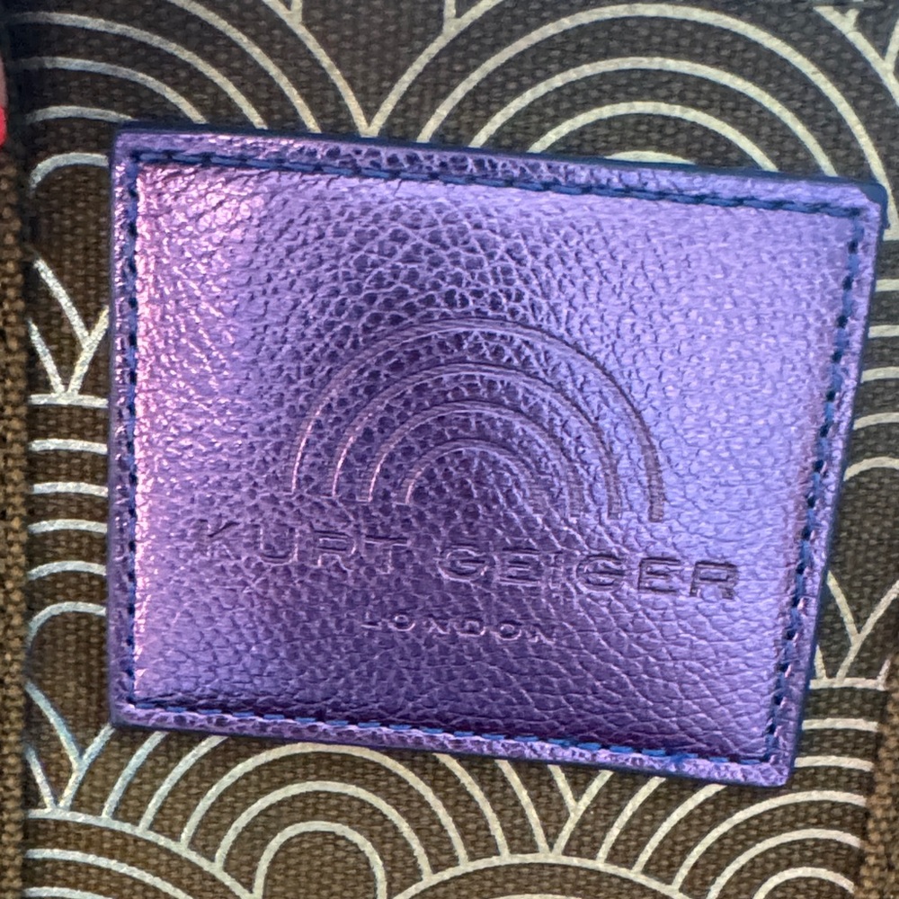 Kurt Geiger Southbank Ombre Rainbow Tote Bag - Picture 7 of 15